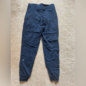 Navy blue lululemon dance studio pants